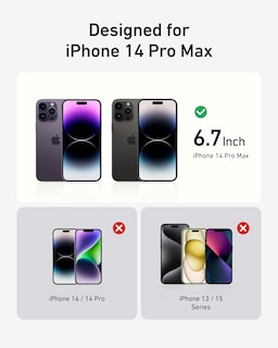 Foto 7 | Protector De Pantalla Anker Privacy Hd De Vidrio Templado Para Iphone 14 Pro Max (paquete De 2) - Venta Internacional.