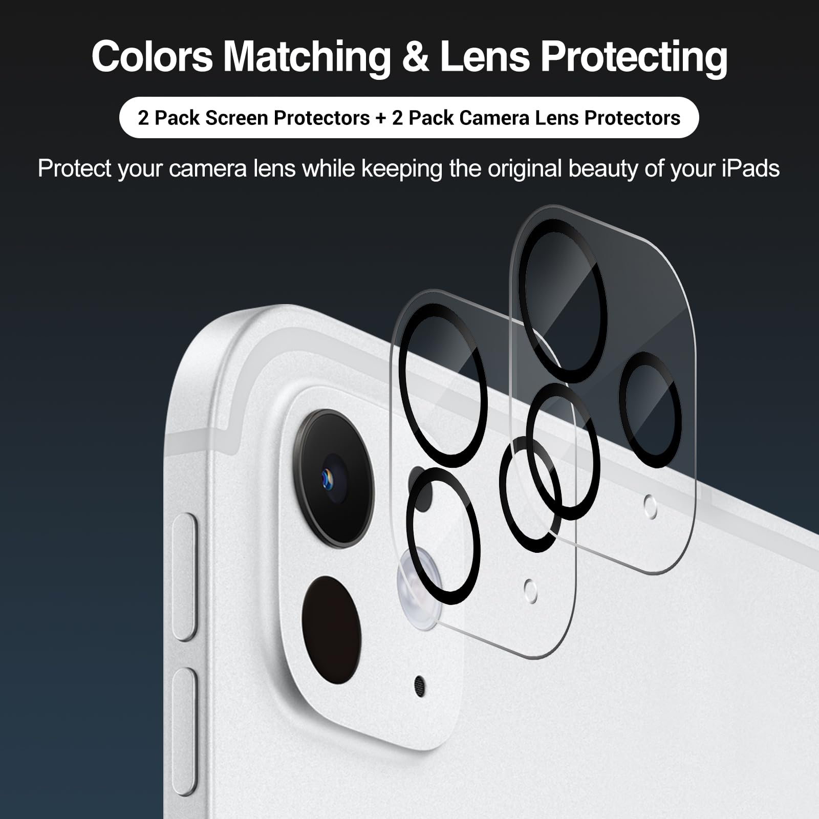 Foto 4 pulgar | Protector De Pantalla Procase Para Ipad Pro 11 2024 Con Lente De Cámara - Venta Internacional.