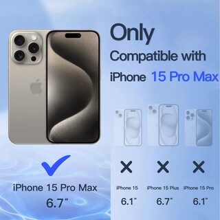 Foto 3 | Protector De Pantalla Jetech Privacy Para Iphone 15 Pro Max De 6.7'' - Venta Internacional.
