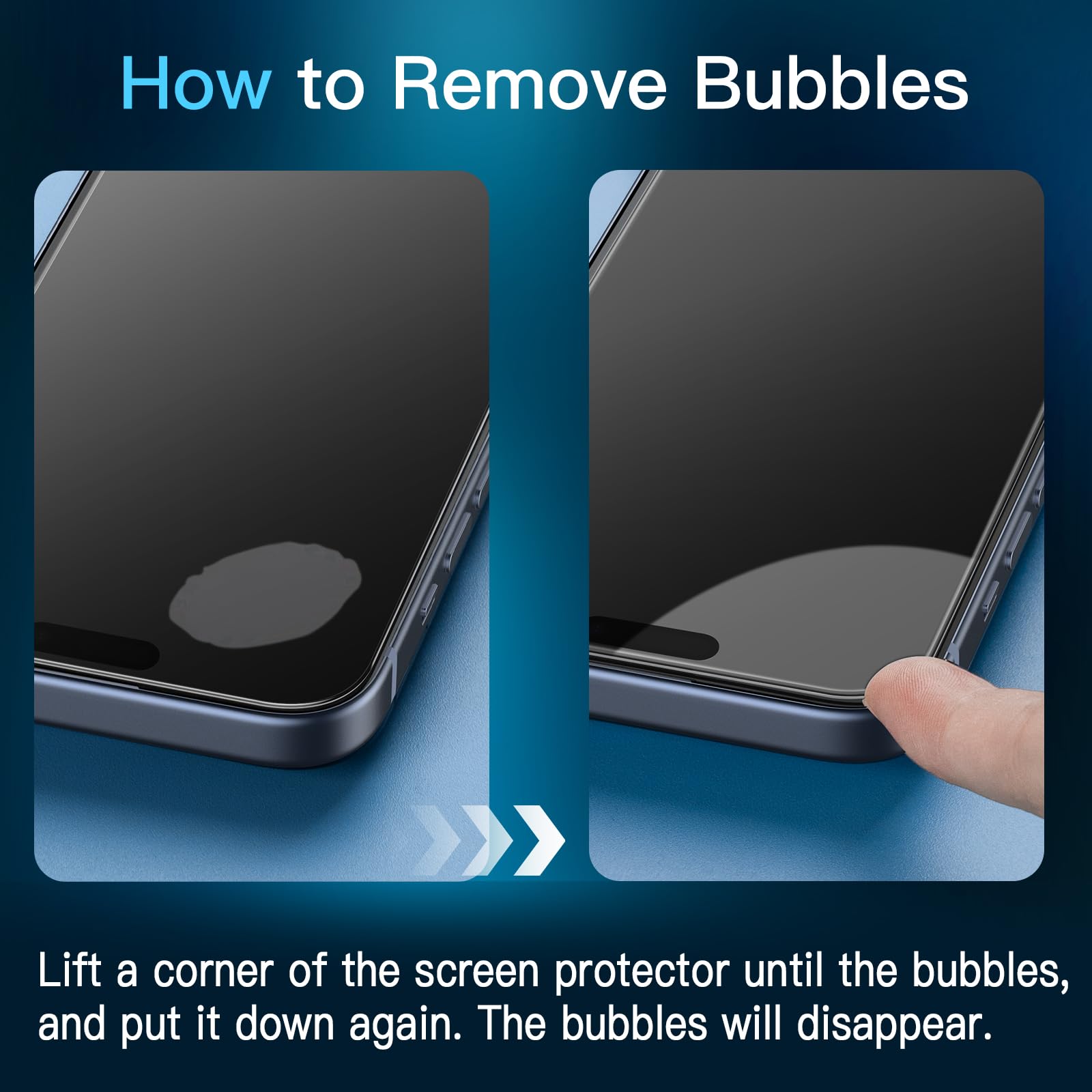 Foto 3 pulgar | Protector De Pantalla Jetech De Cobertura Total Para Iphone 15 Pro 6.1 - Venta Internacional.