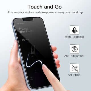 Foto 5 | Protector De Pantalla De Privacidad Jetech Para Iphone 14 De 6.1 Pulgadas, Paquete De 2 - Venta Internacional.