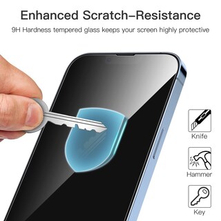 Foto 4 | Protector De Pantalla Jetech De Cobertura Total Para Iphone 13 Pro Max - Venta Internacional.