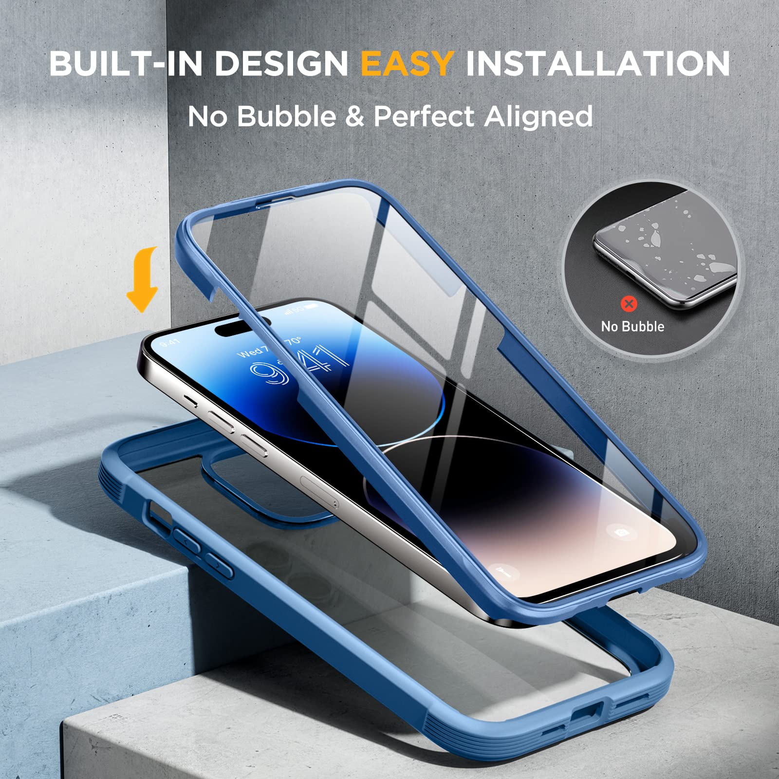 Foto 4 pulgar | Funda De Teléfono Miracase Glass Series Para Iphone 14 Pro De 6.1 Pulgadas - Venta Internacional.