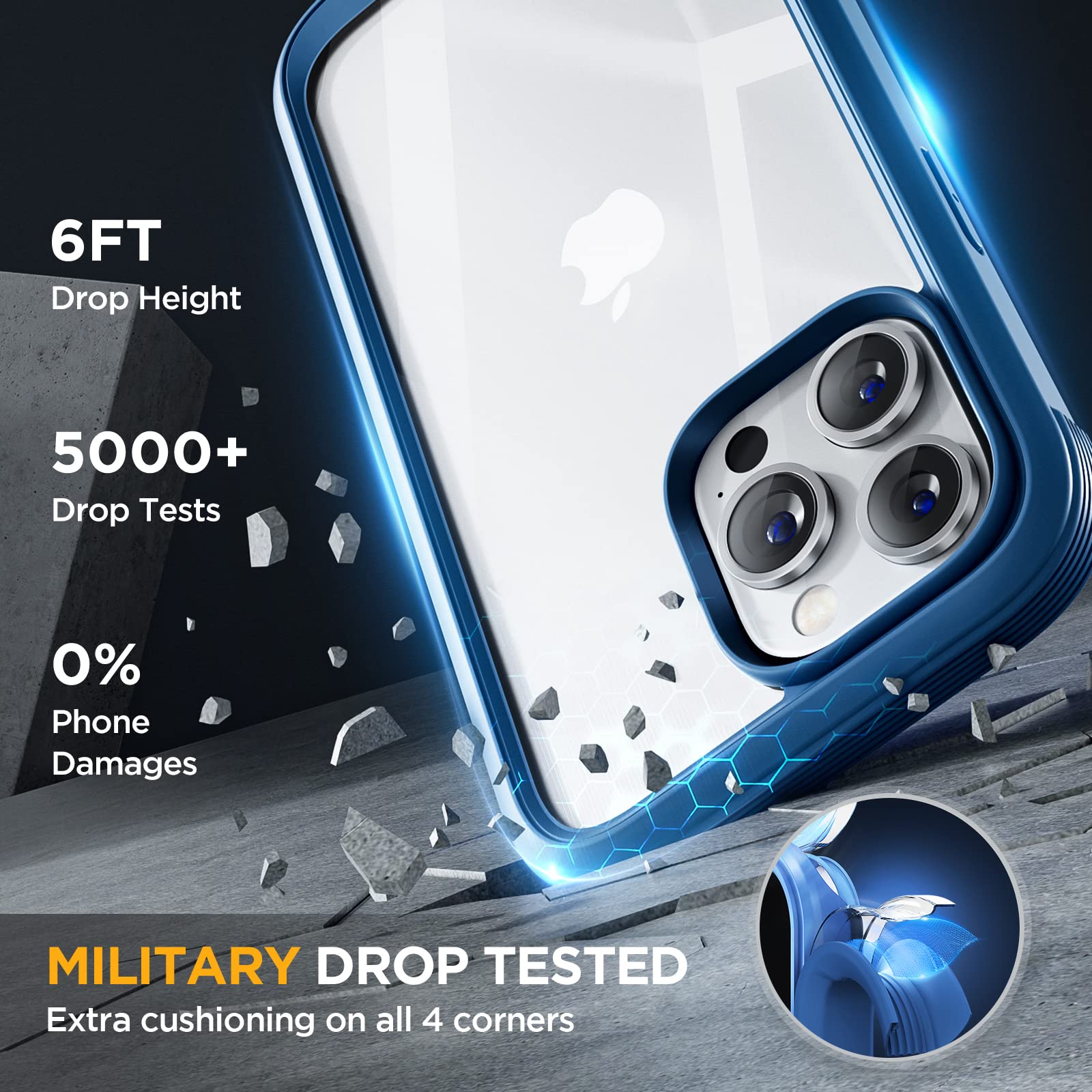 Foto 4 | Funda De Teléfono Miracase Glass Series Para Iphone 14 Pro De 6.1 Pulgadas - Venta Internacional.
