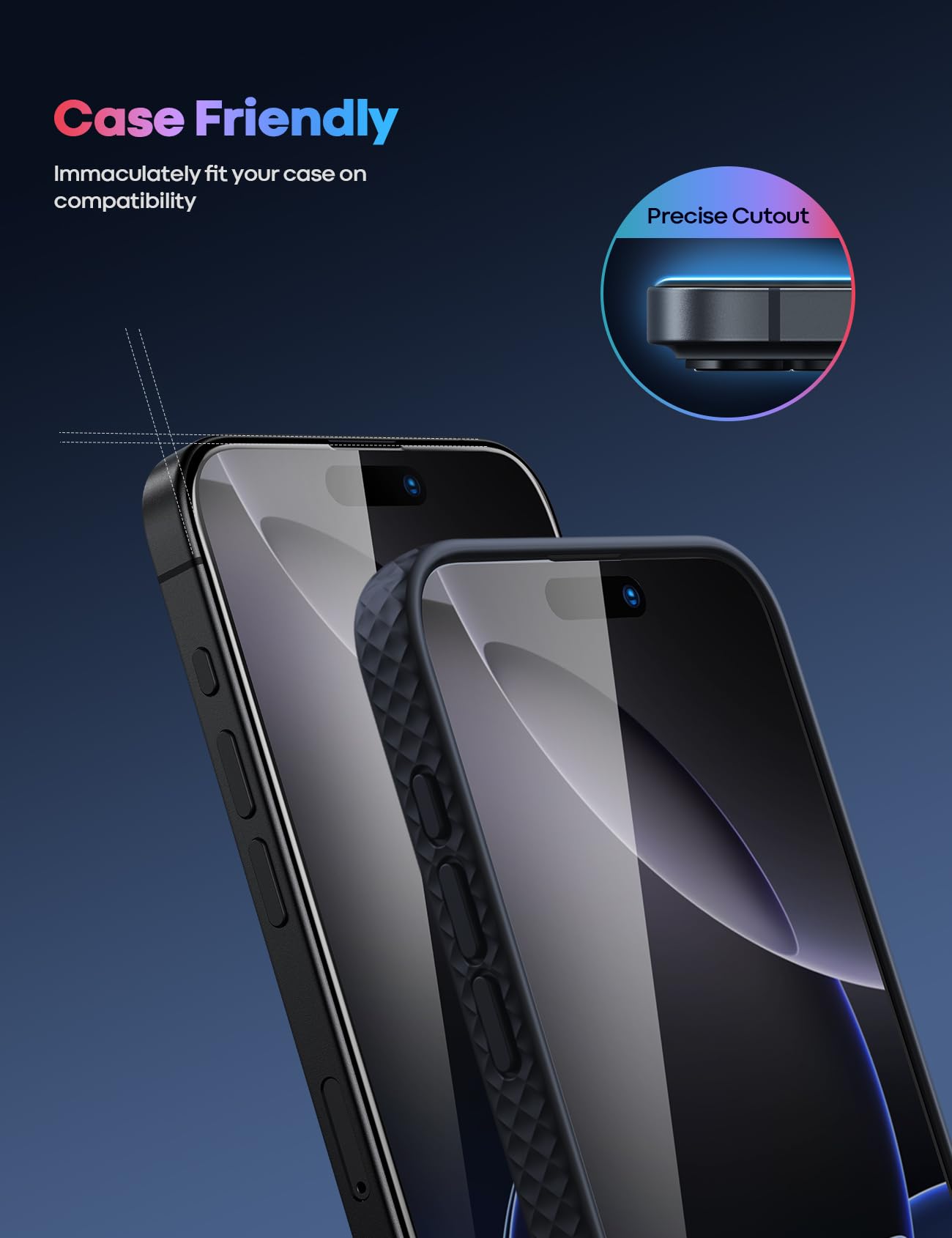 Foto 6 pulgar | Protector De Pantalla Lamicall Para Iphone 16 Pro Max De Cristal Templado - Venta Internacional.