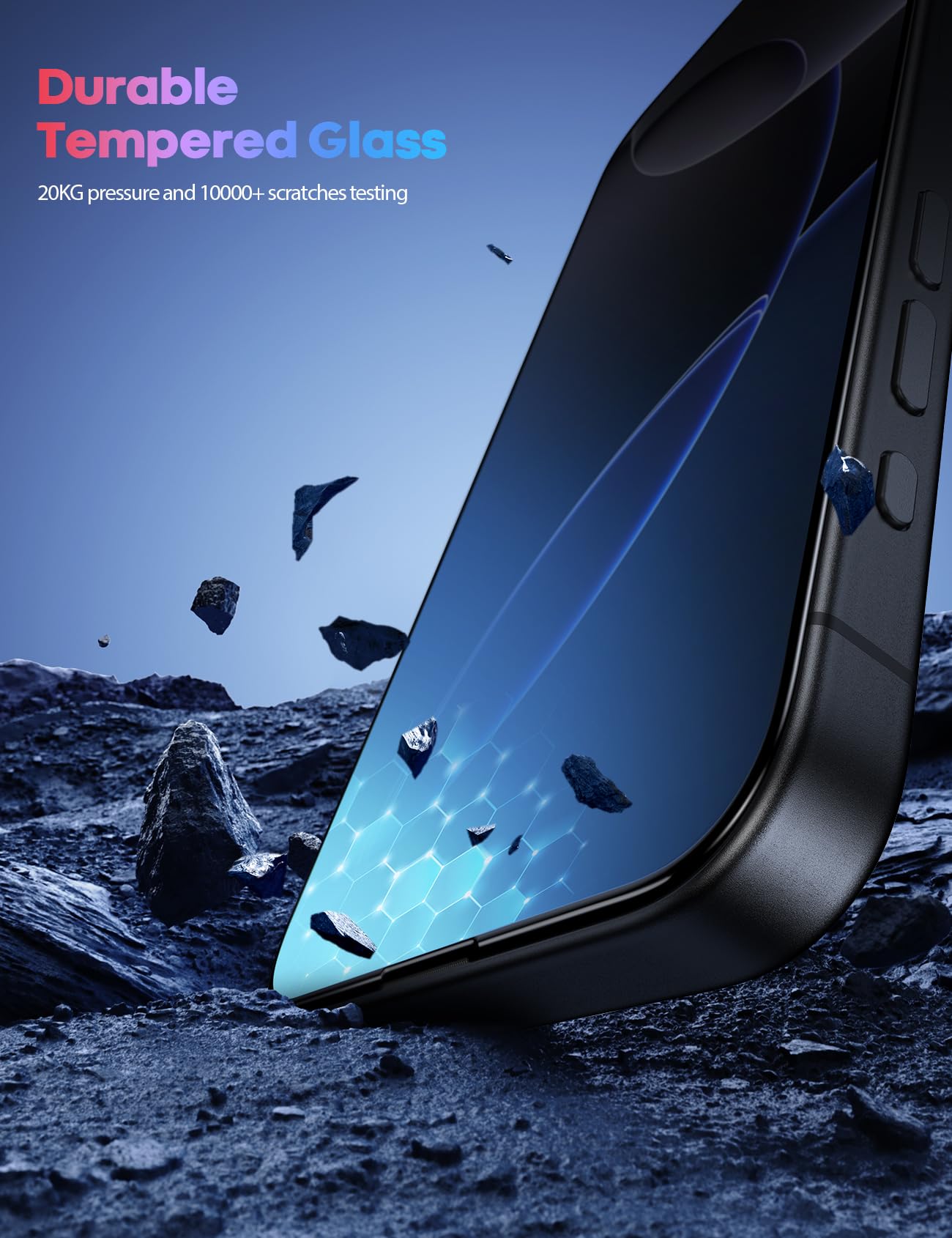 Foto 7 pulgar | Protector De Pantalla Lamicall Para Iphone 16 Pro Max De Cristal Templado - Venta Internacional.