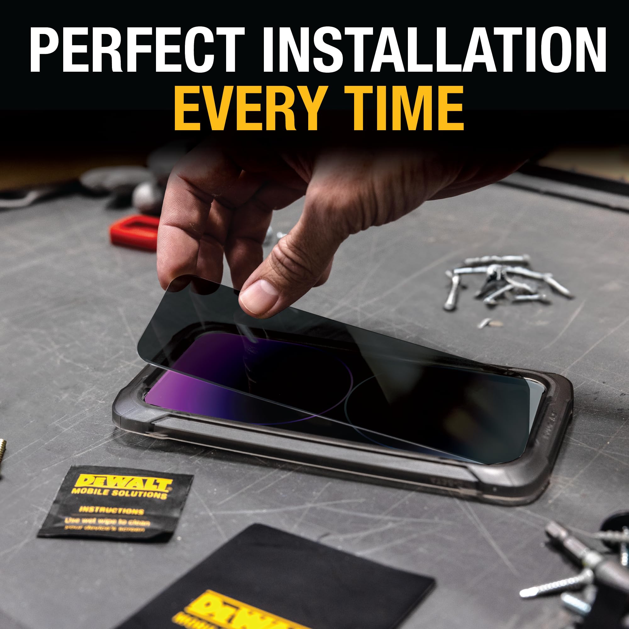 Foto 6 | Protector De Pantalla De Privacidad Dewalt Para Iphone 13 Pro Max/14 Plus - Venta Internacional.