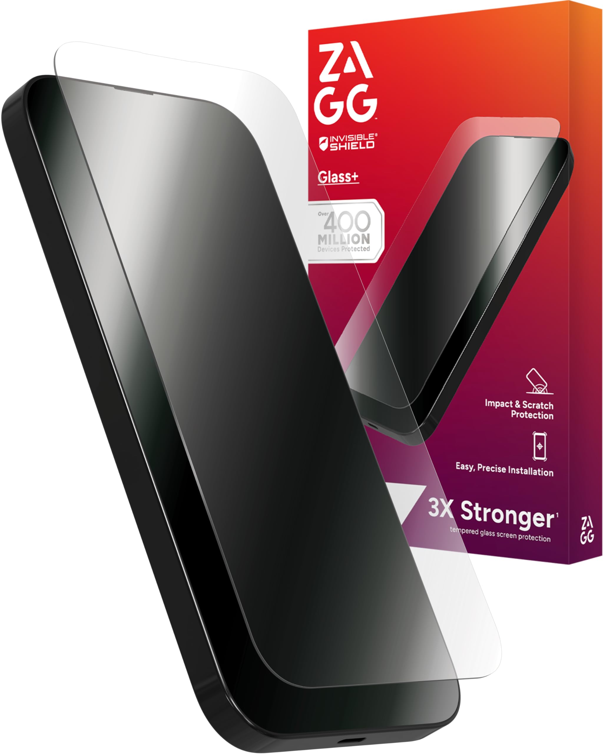 Foto 2 pulgar | Protector De Pantalla Zagg Glass+ Para Iphone 16 Plus/15 Plus - Venta Internacional.