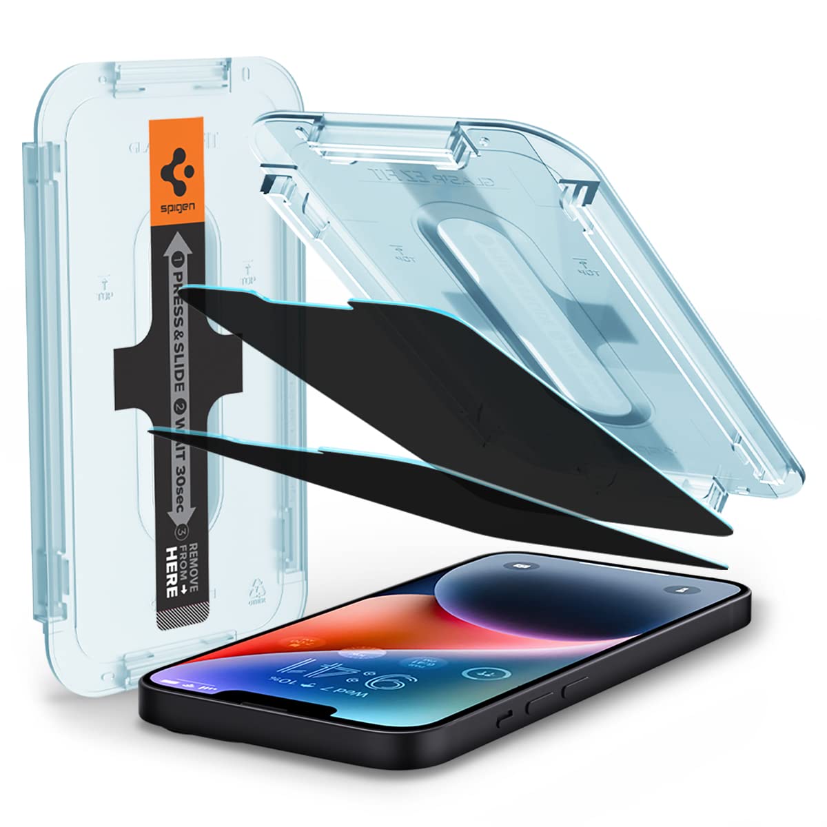 Protector De Pantalla Spigen De Cristal Templado Para Iphone 14 Plus/13 Pro Max - Venta Internacional.