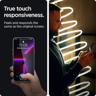 Foto 4 | Protector De Pantalla Spigen De Cristal Templado Para Iphone 14 Plus/13 Pro Max - Venta Internacional.
