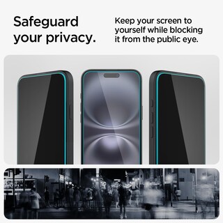 Foto 5 | Protector De Pantalla Spigen Glastr Ez Fit Privacy Para Iphone 15/16+ - Venta Internacional.