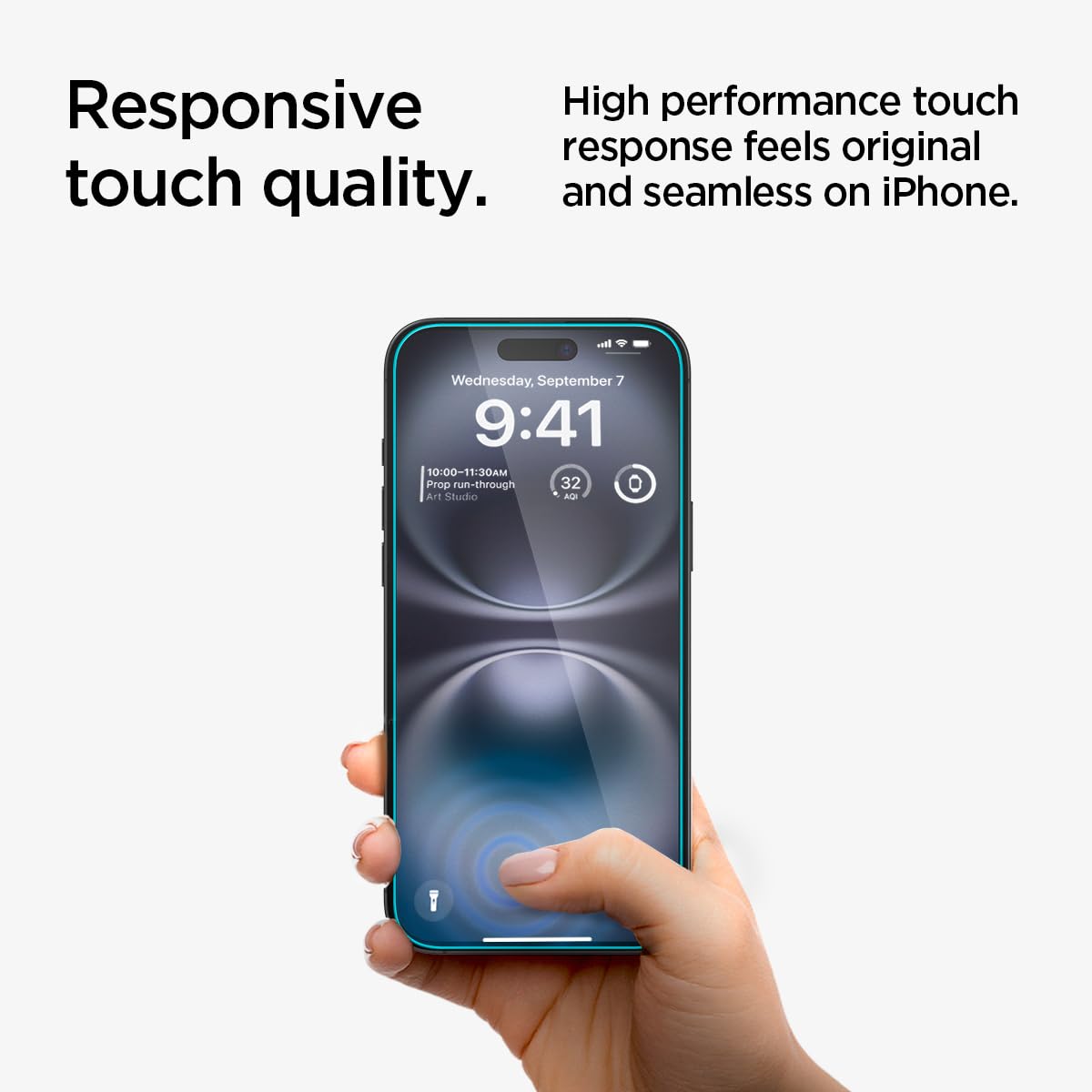 Foto 7 pulgar | Protector De Pantalla Spigen Glastr Ez Fit Privacy Para Iphone 15/16+ - Venta Internacional.