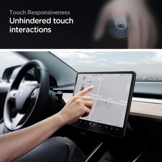 Foto 6 | Protector De Pantalla Spigen Glastar Ez Fit Tesla Model 3/y 15'' - Venta Internacional.