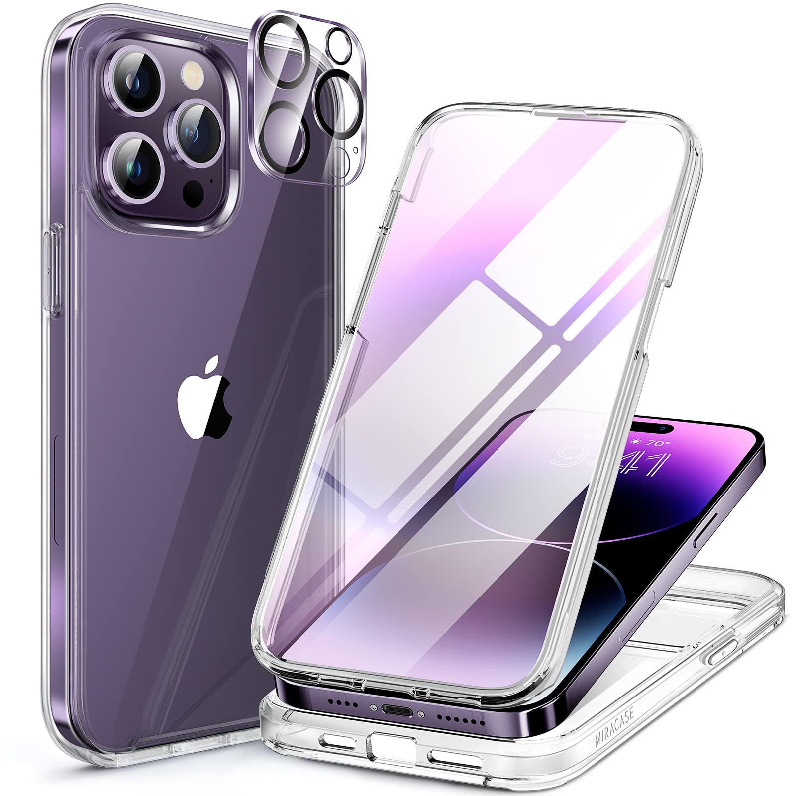 Foto 2 pulgar | Funda De Teléfono Miracase Glass Series Para Iphone 14 Pro De 6.1 Pulgadas - Venta Internacional.