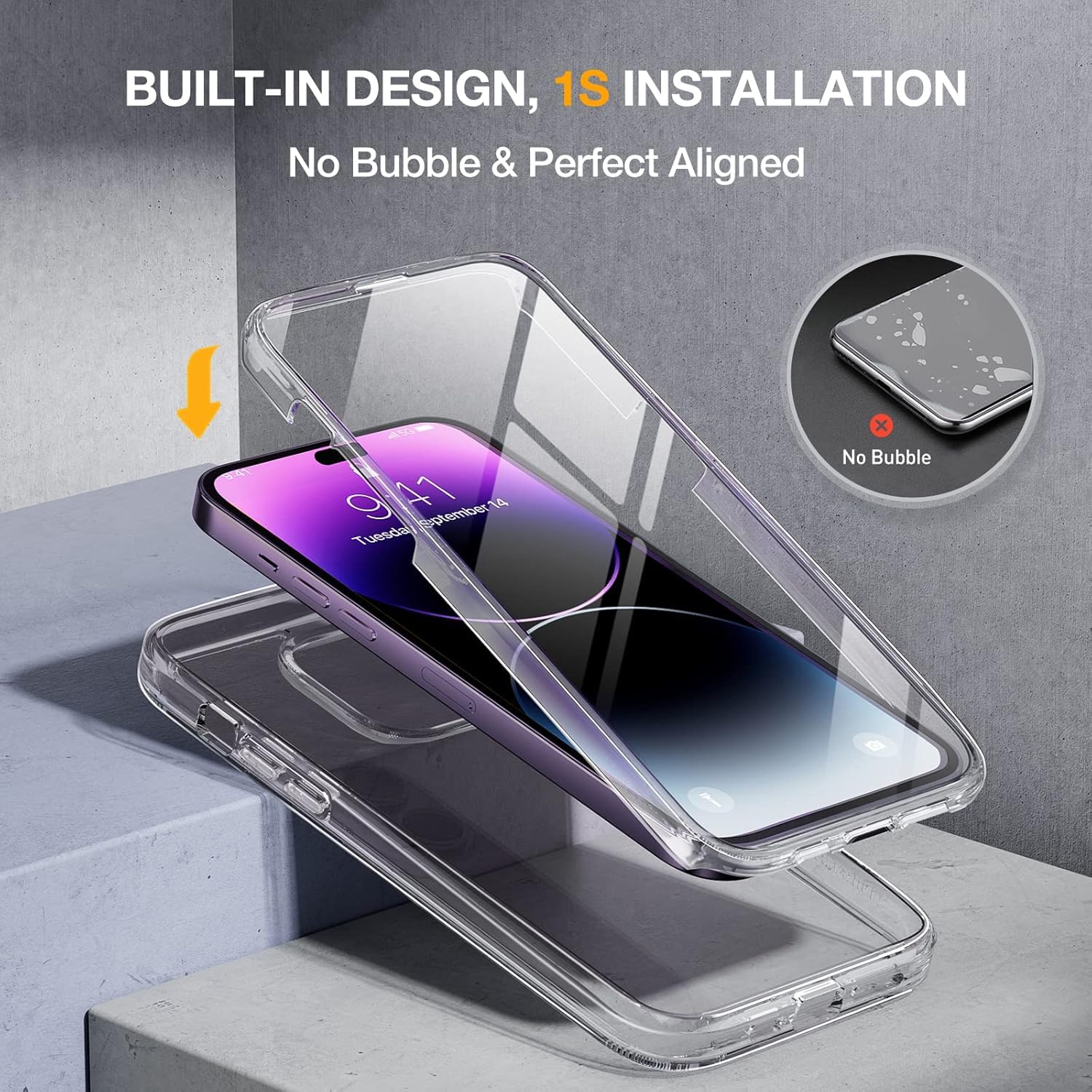Foto 3 pulgar | Funda De Teléfono Miracase Glass Series Para Iphone 14 Pro De 6.1 Pulgadas - Venta Internacional.
