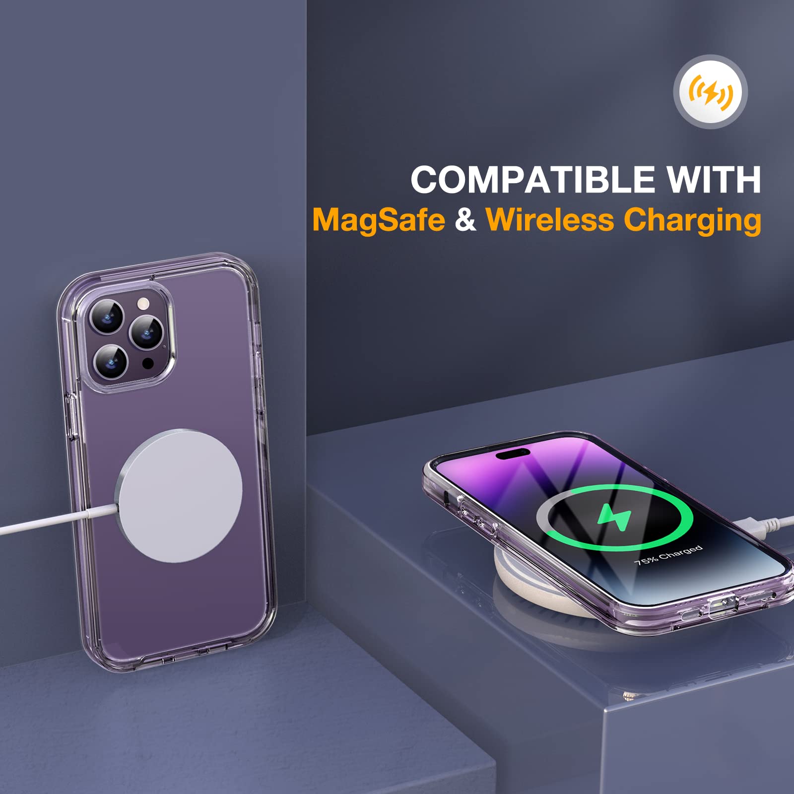 Foto 6 pulgar | Funda De Teléfono Miracase Glass Series Para Iphone 14 Pro De 6.1 Pulgadas - Venta Internacional.