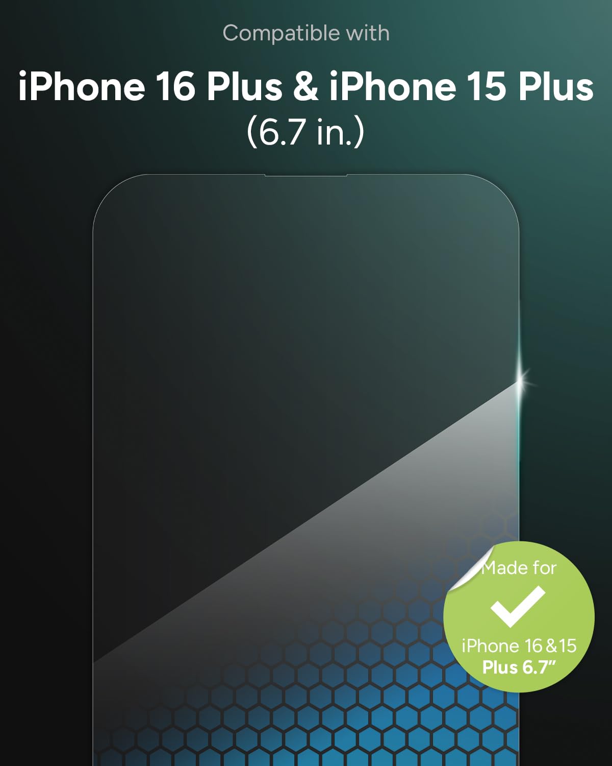 Foto 3 pulgar | Protector De Pantalla Zagg Xtr4 Para Iphone 16 Plus/15 Plus - Venta Internacional.