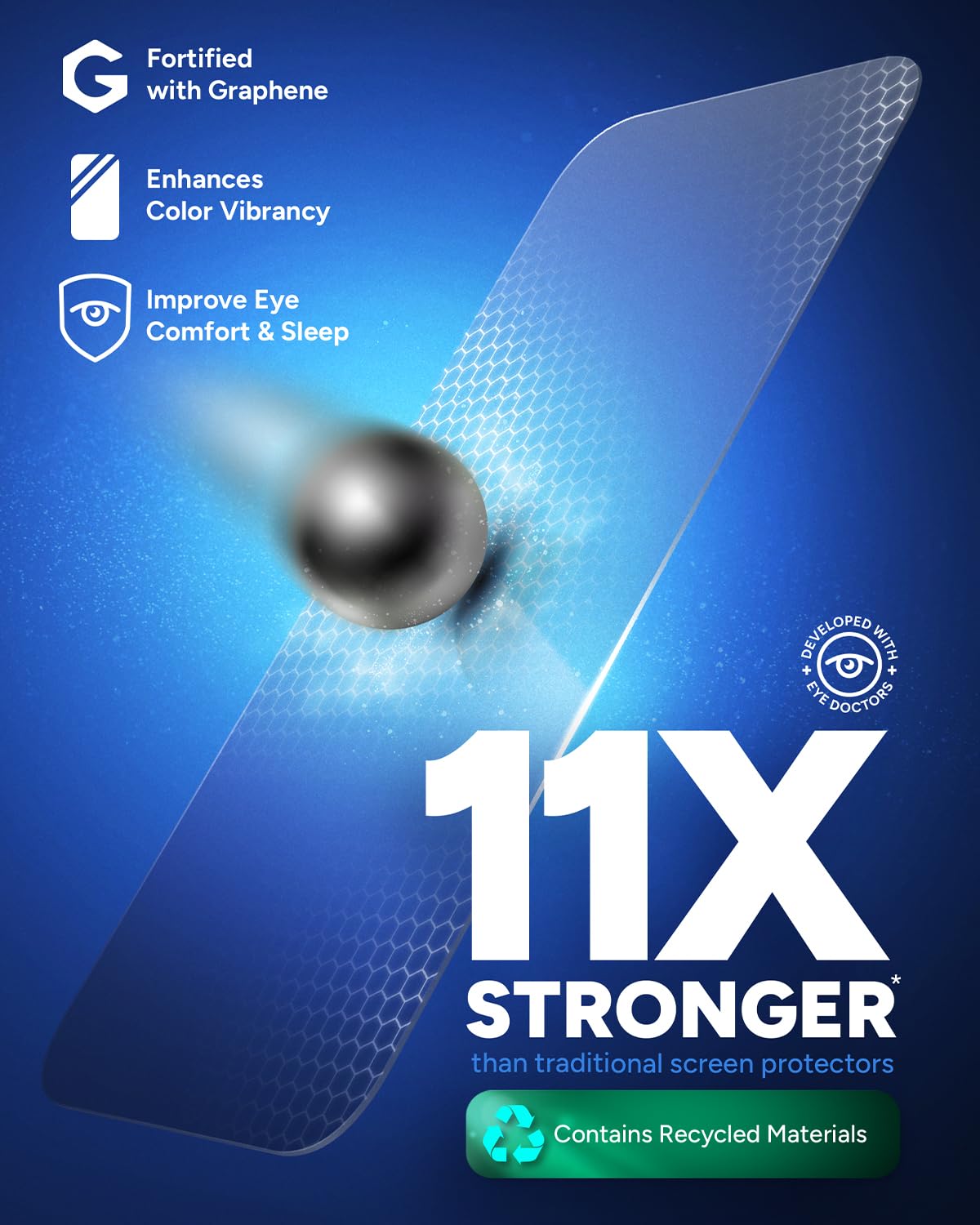 Foto 4 pulgar | Protector De Pantalla Zagg Xtr4 Para Iphone 16 Plus/15 Plus - Venta Internacional.