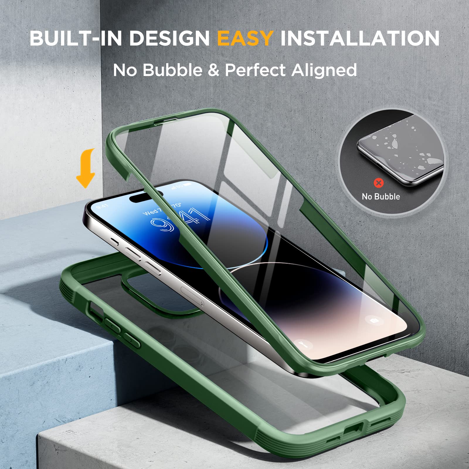 Foto 3 | Funda De Teléfono Miracase Glass Series Para Iphone 14 Pro De 6.1 Pulgadas - Venta Internacional.