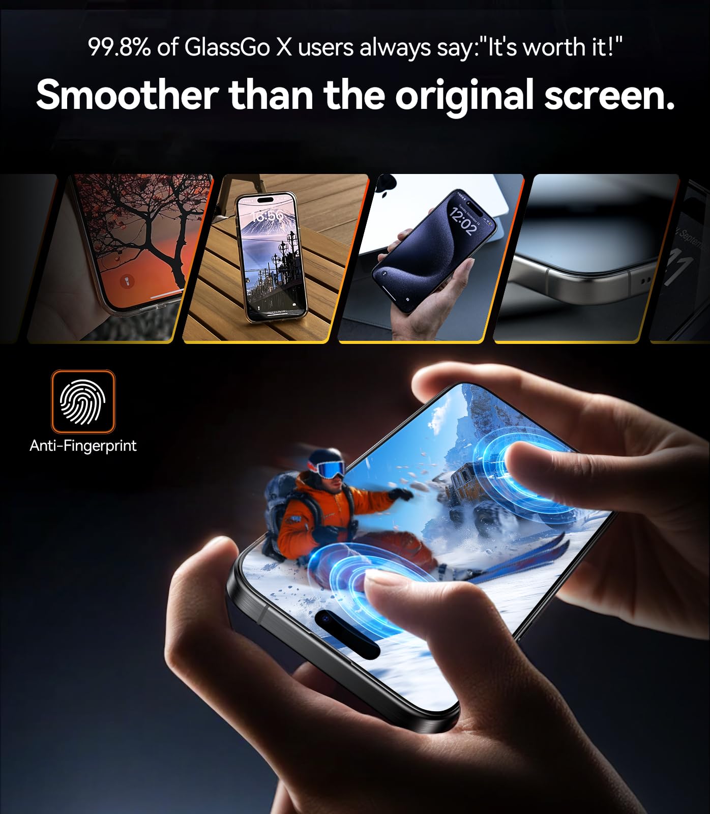 Foto 7 | Protector De Pantalla Torras Para Iphone 16, 12 Pies, 2 Paquetes - Venta Internacional.