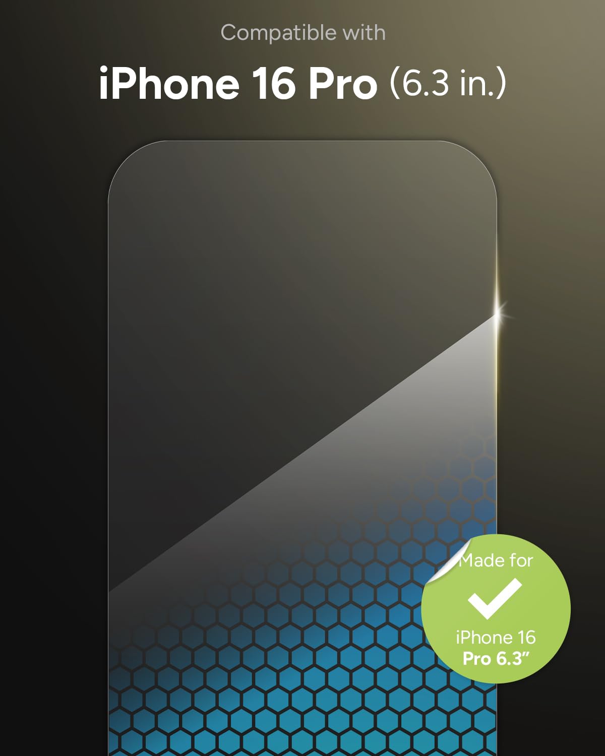 Foto 3 pulgar | Protector De Pantalla Zagg Xtr4 Para Iphone 16 Pro De Cristal Templado - Venta Internacional.