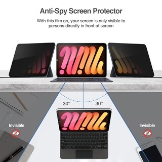 Foto 3 | Protector De Pantalla De Privacidad Procase Para Ipad Mini De 7.ª Y 6.ª Generación - Venta Internacional.