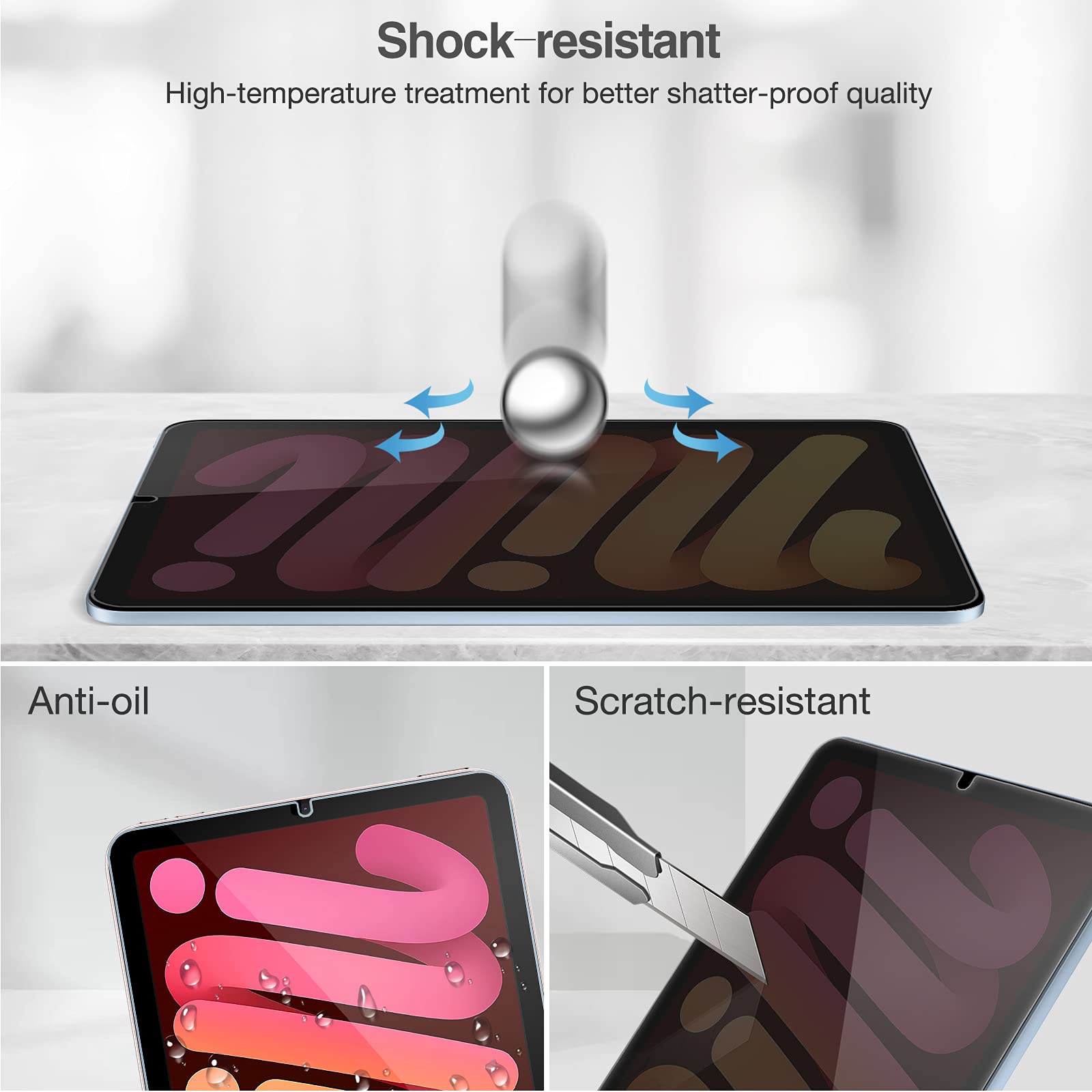 Foto 5 | Protector De Pantalla De Privacidad Procase Para Ipad Mini De 7.ª Y 6.ª Generación - Venta Internacional.