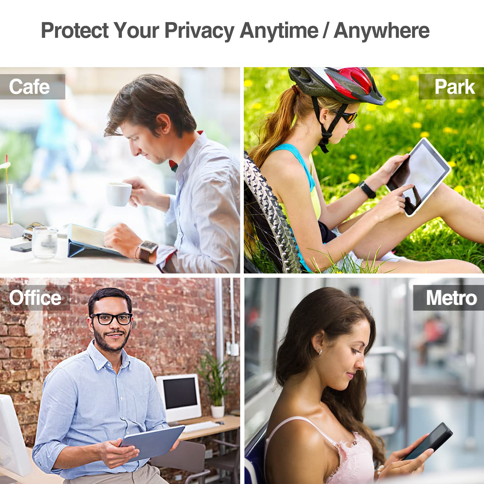 Foto 7 pulgar | Protector De Pantalla De Privacidad Procase Ipad 11/10 Gen 11/10.9 - Venta Internacional.