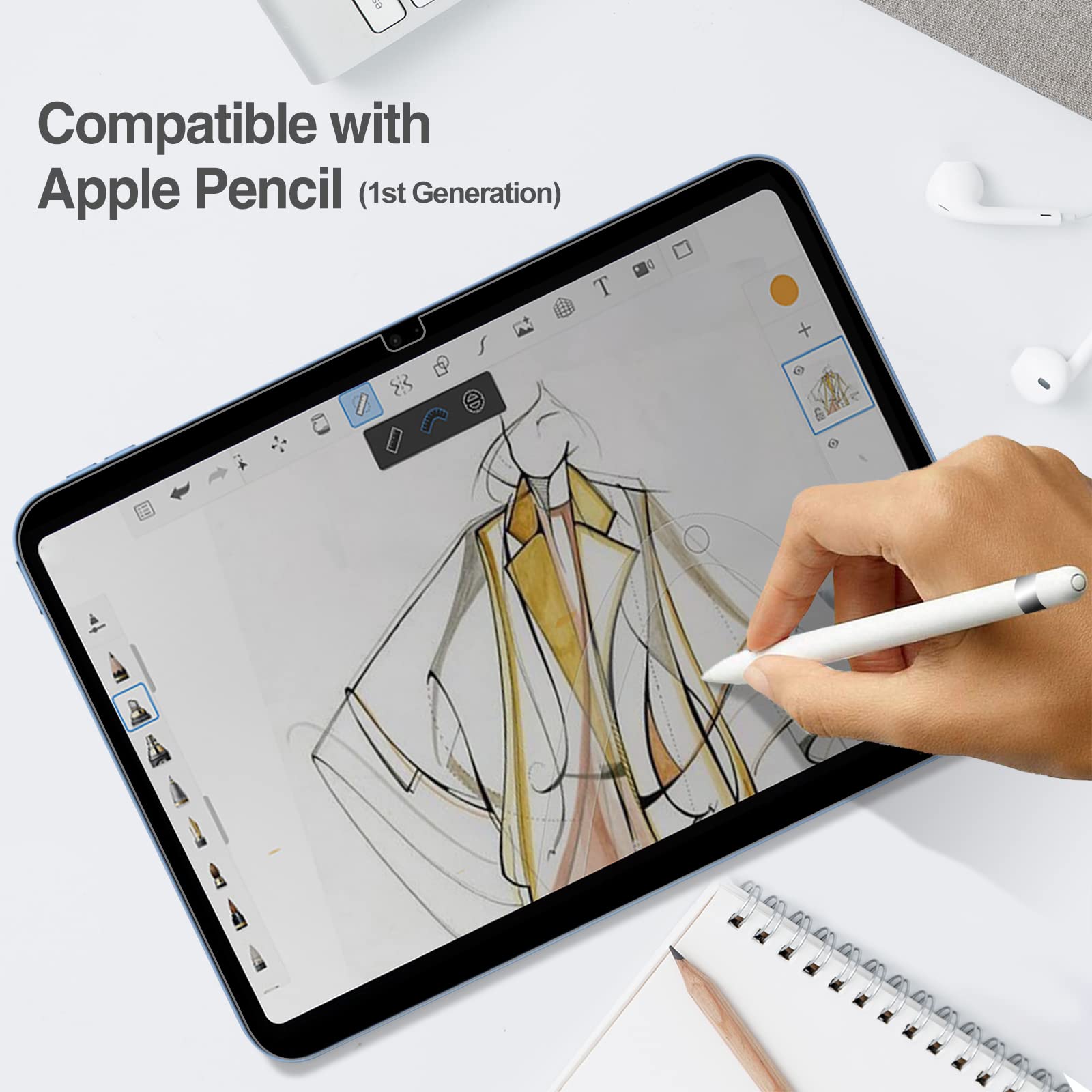 Foto 8 pulgar | Protector De Pantalla De Privacidad Procase Ipad 11/10 Gen 11/10.9 - Venta Internacional.