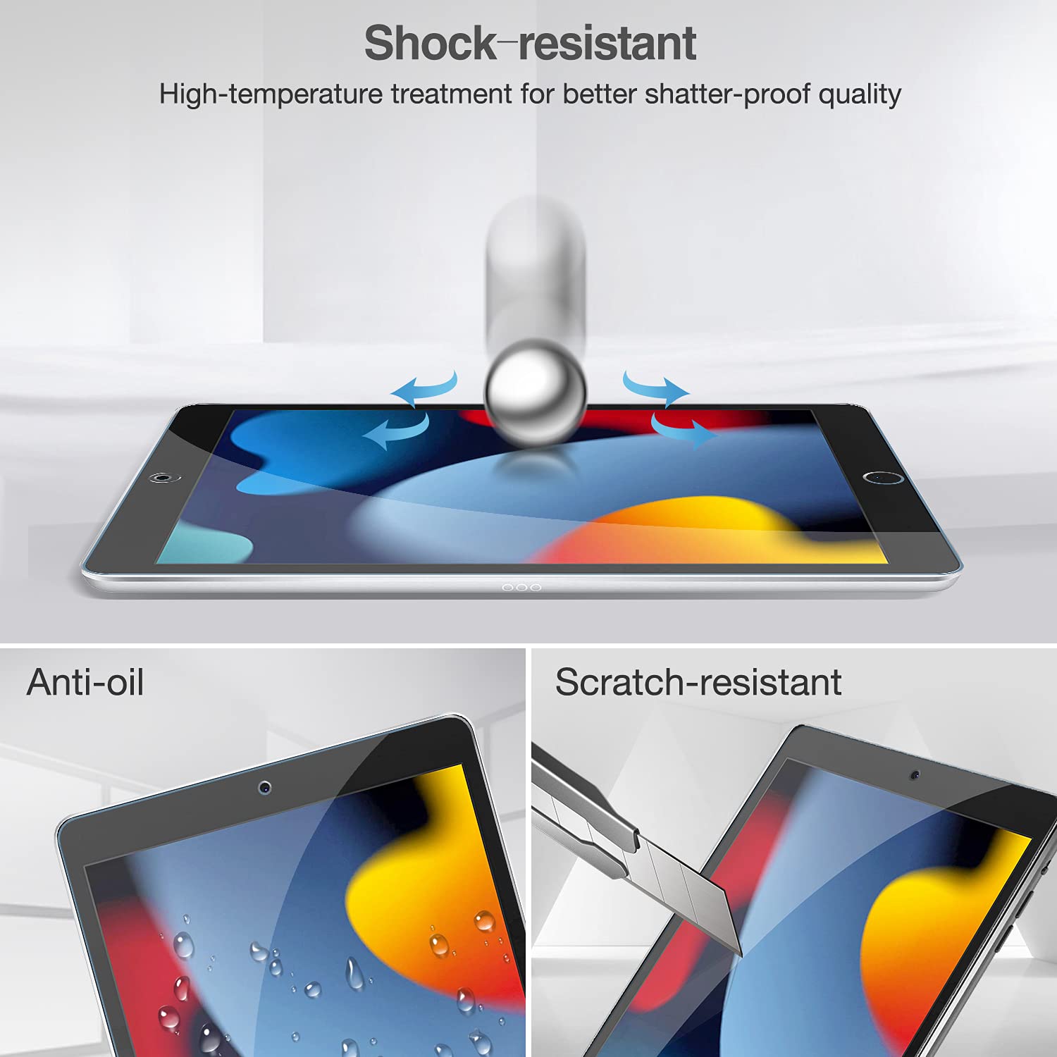 Foto 7 pulgar | Protector De Pantalla Procase Para Ipad 9º 8º 7º Gen 10.2 - Venta Internacional.
