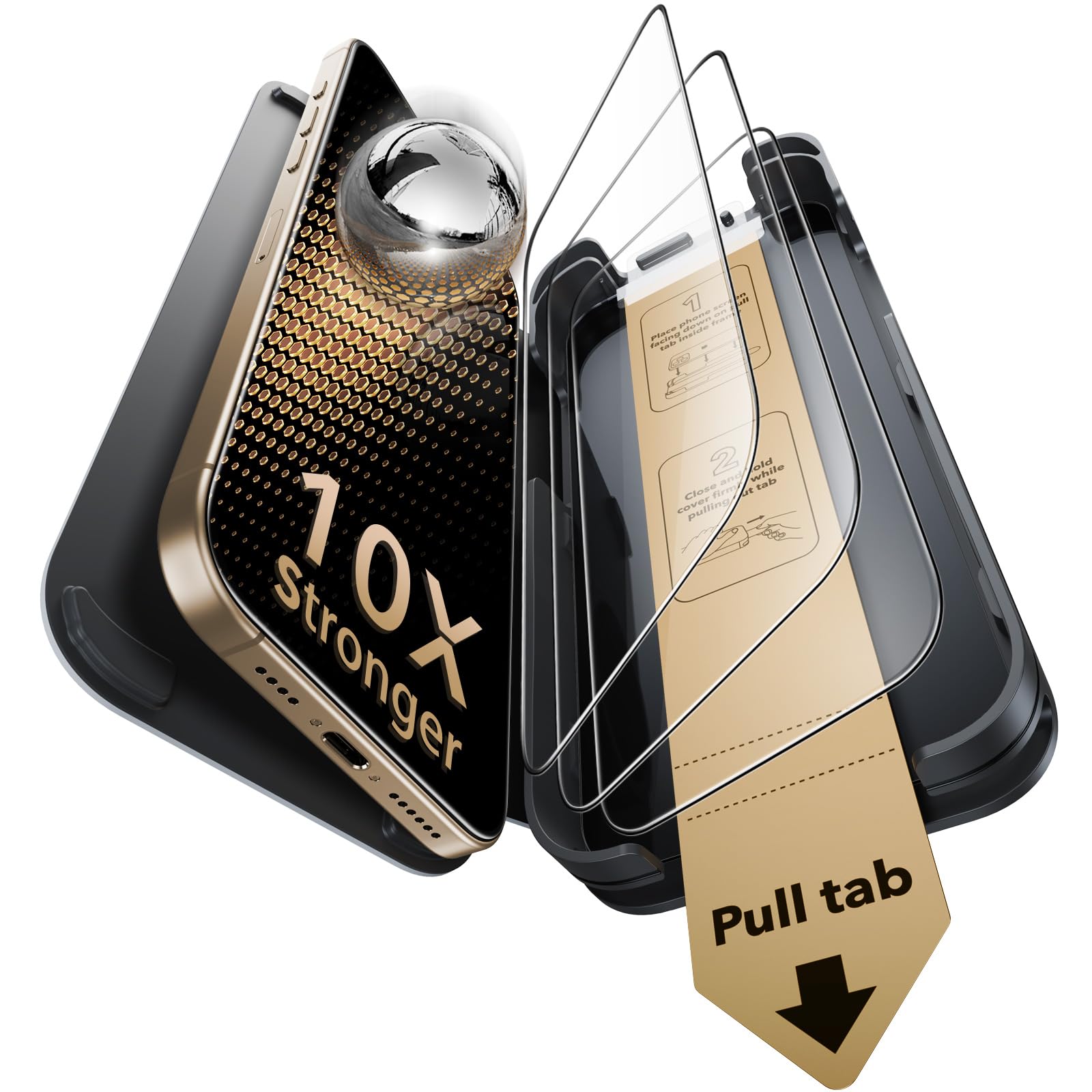 Foto 2 pulgar | Protector De Pantalla Esr Accessory Glass De Corning Para Iphone 16 Pro Max - Venta Internacional.