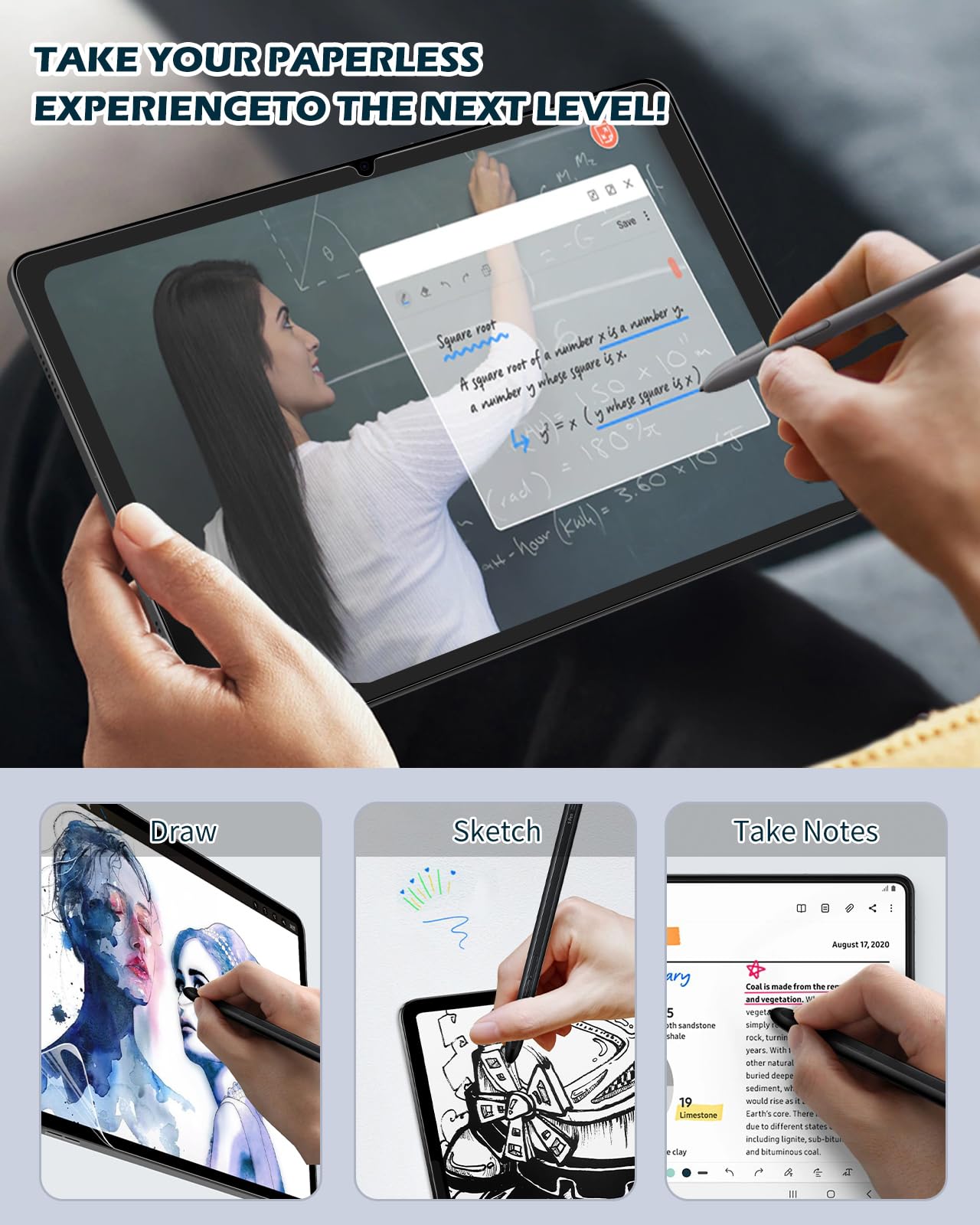 Foto 4 pulgar | Protector De Pantalla Timovo Paper Para Samsung Galaxy Tab A9+ 11 - Venta Internacional.