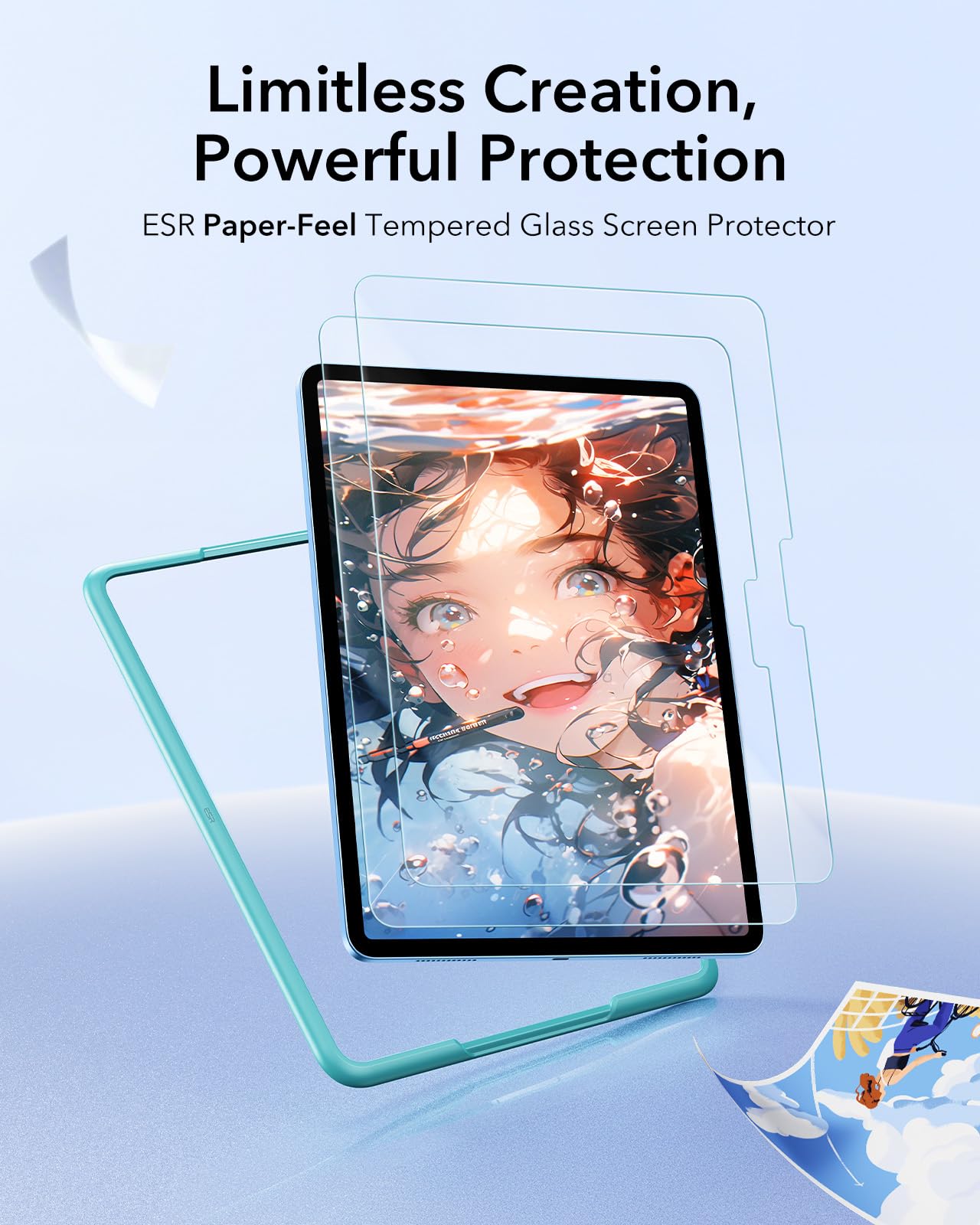 Foto 4 pulgar | Protectores De Pantalla Esr Paper-feel Para Ipad 11ª Y 10ª Generación A16 11/10.9 - Venta Internacional.