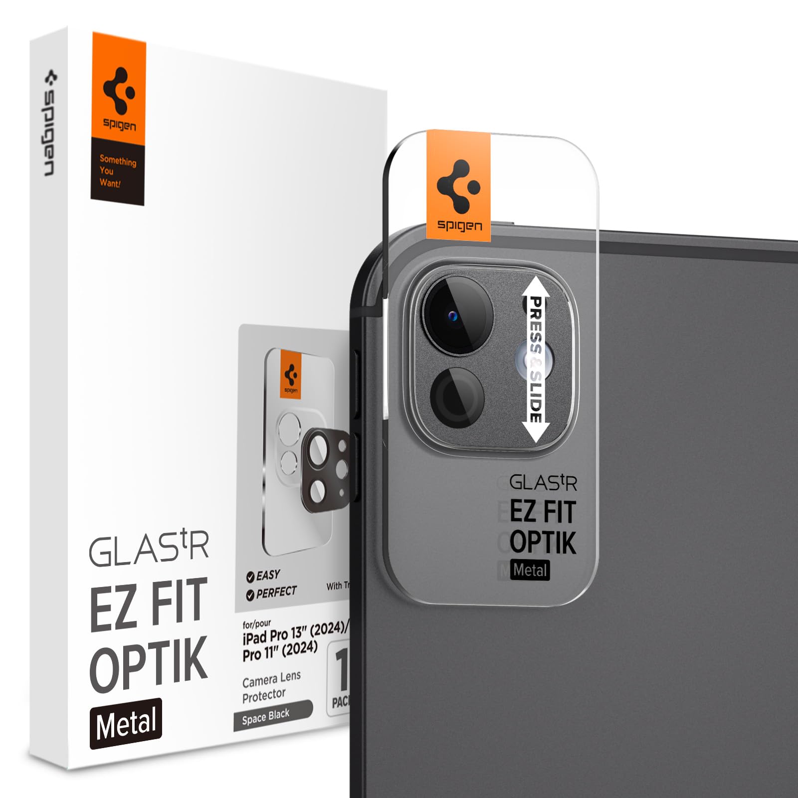 Protector De Pantalla Para Lente De Cámara Spigen Glastr Ez Fit Ipad Pro - Venta Internacional.
