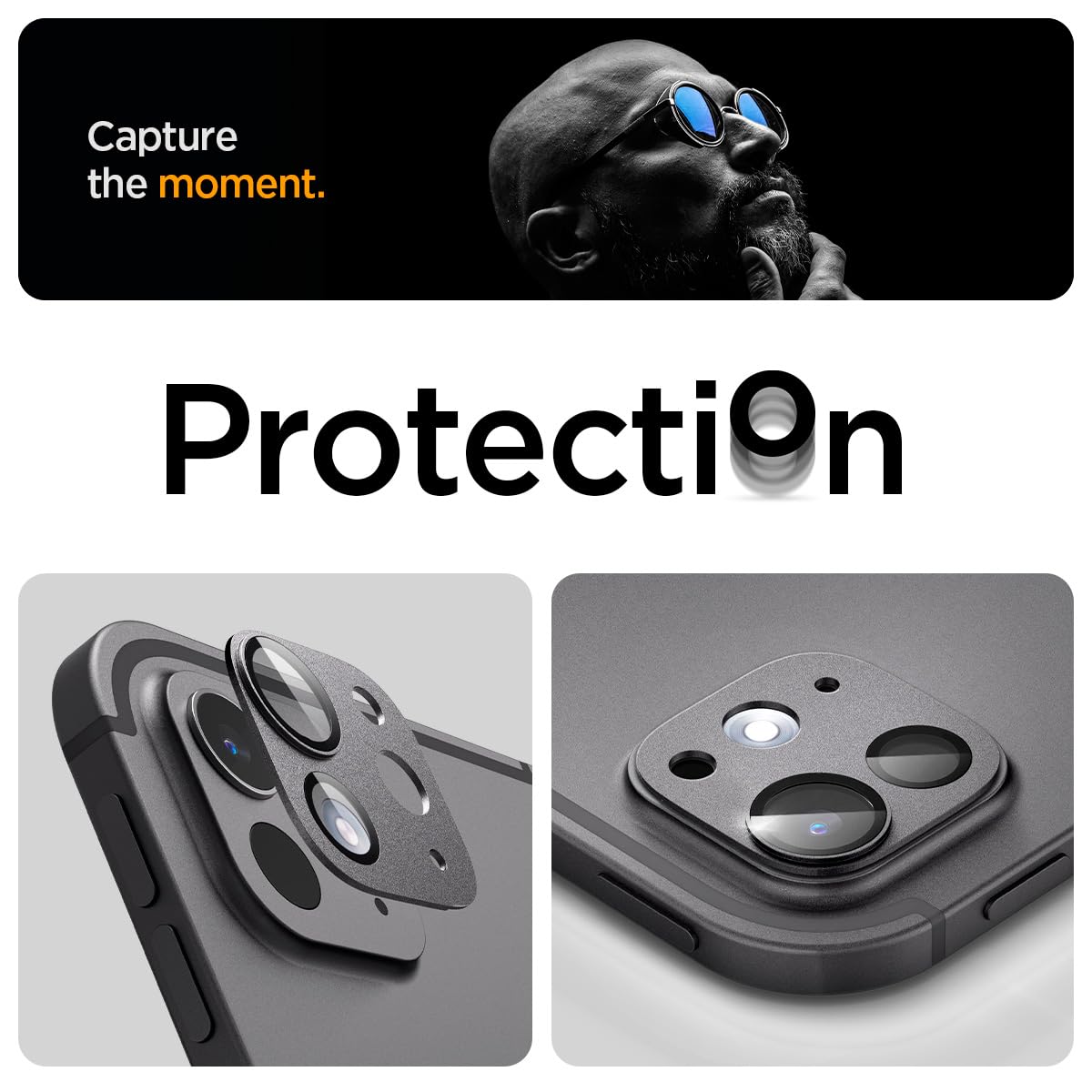 Foto 4 pulgar | Protector De Pantalla Para Lente De Cámara Spigen Glastr Ez Fit Ipad Pro - Venta Internacional.