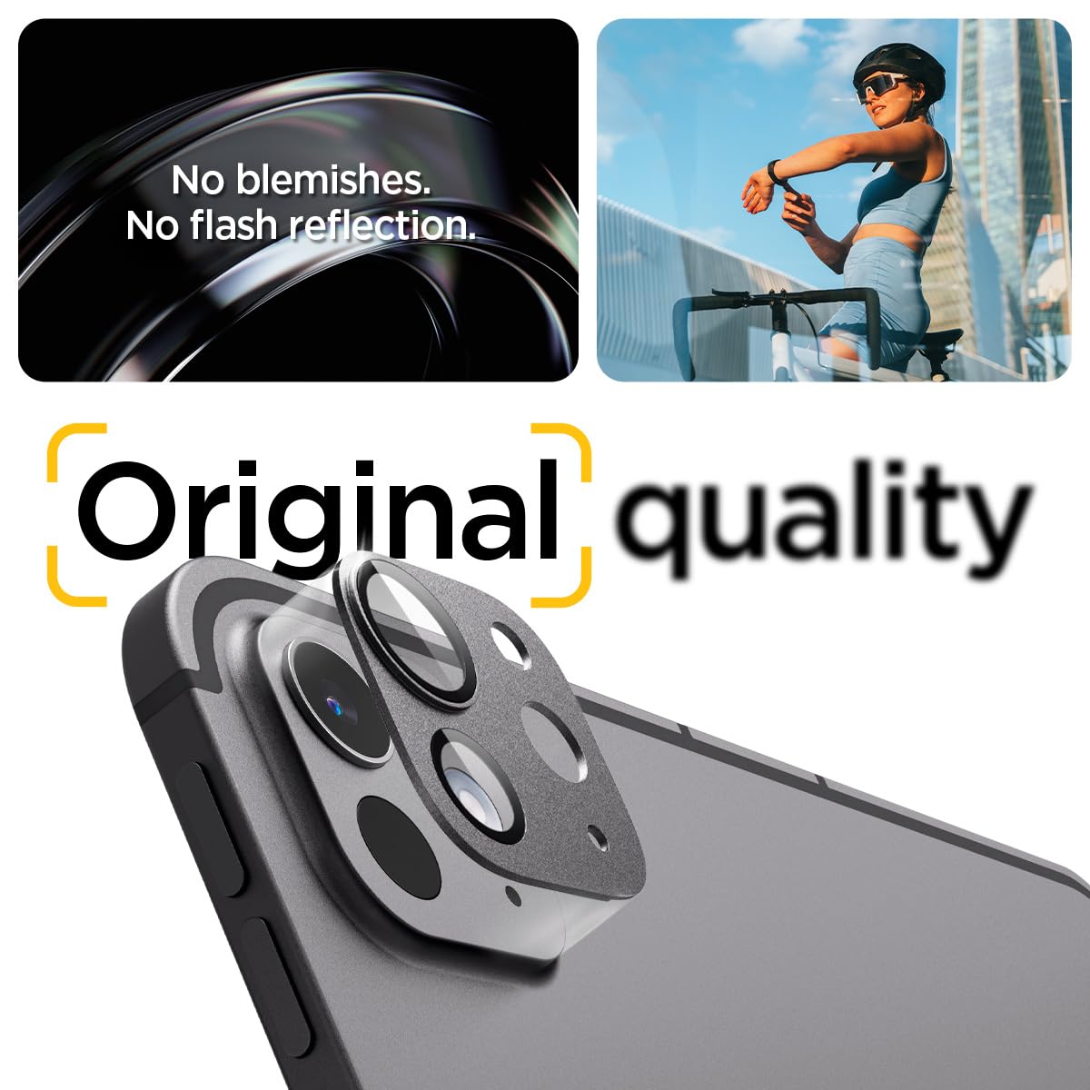 Foto 6 pulgar | Protector De Pantalla Para Lente De Cámara Spigen Glastr Ez Fit Ipad Pro - Venta Internacional.