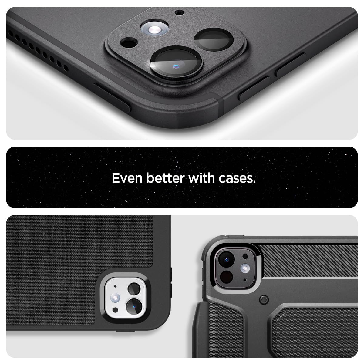 Foto 7 pulgar | Protector De Pantalla Para Lente De Cámara Spigen Glastr Ez Fit Ipad Pro - Venta Internacional.