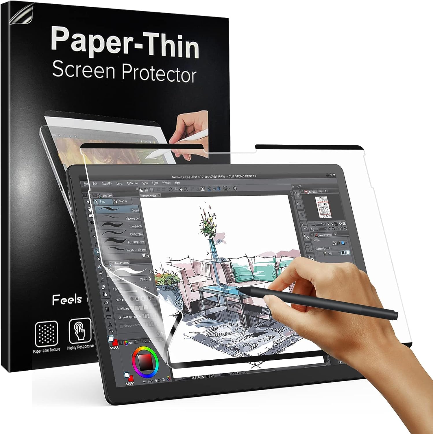 Protector De Pantalla Timovo Paper-feel Magnetic Surface Pro 11 - Venta Internacional.