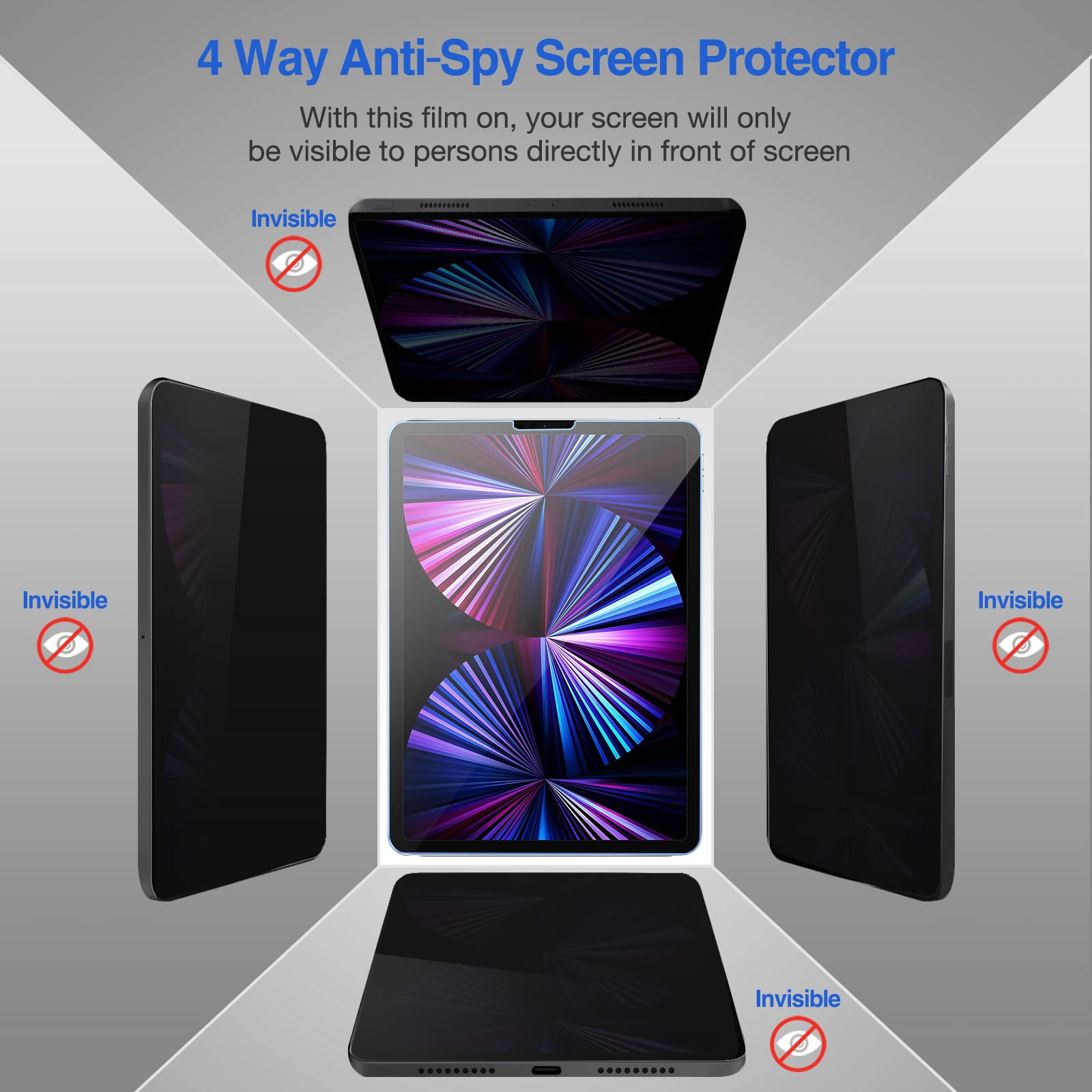 Foto 4 pulgar | Protector De Pantalla De Privacidad Procase Para Ipad Pro 11 4th 2022 - Venta Internacional.