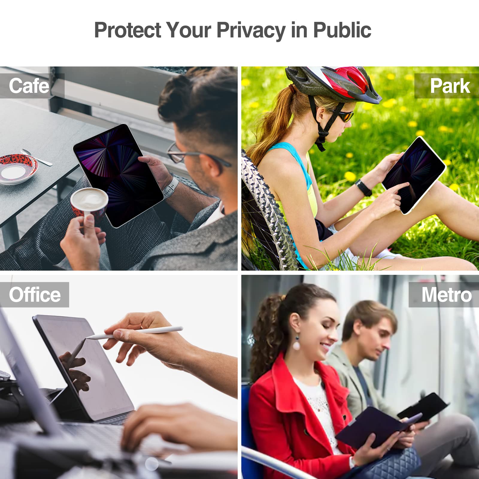 Foto 7 pulgar | Protector De Pantalla De Privacidad Procase Para Ipad Pro 11 4th 2022 - Venta Internacional.