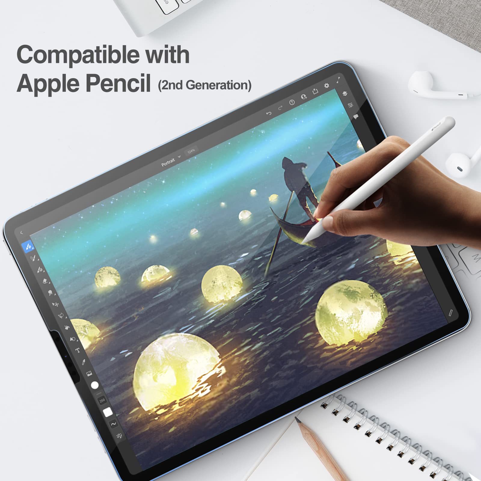 Foto 7 | Protector De Pantalla De Privacidad Procase Para Ipad Pro 11 4th 2022 - Venta Internacional.