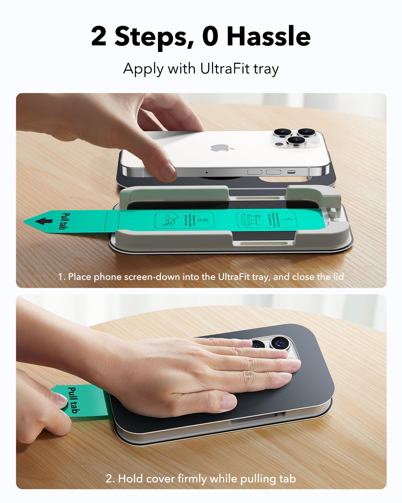 Foto 5 pulgar | Protector De Pantalla Esr Para Iphone 14 Pro Max Privacy 3  Paquete - Venta Internacional.