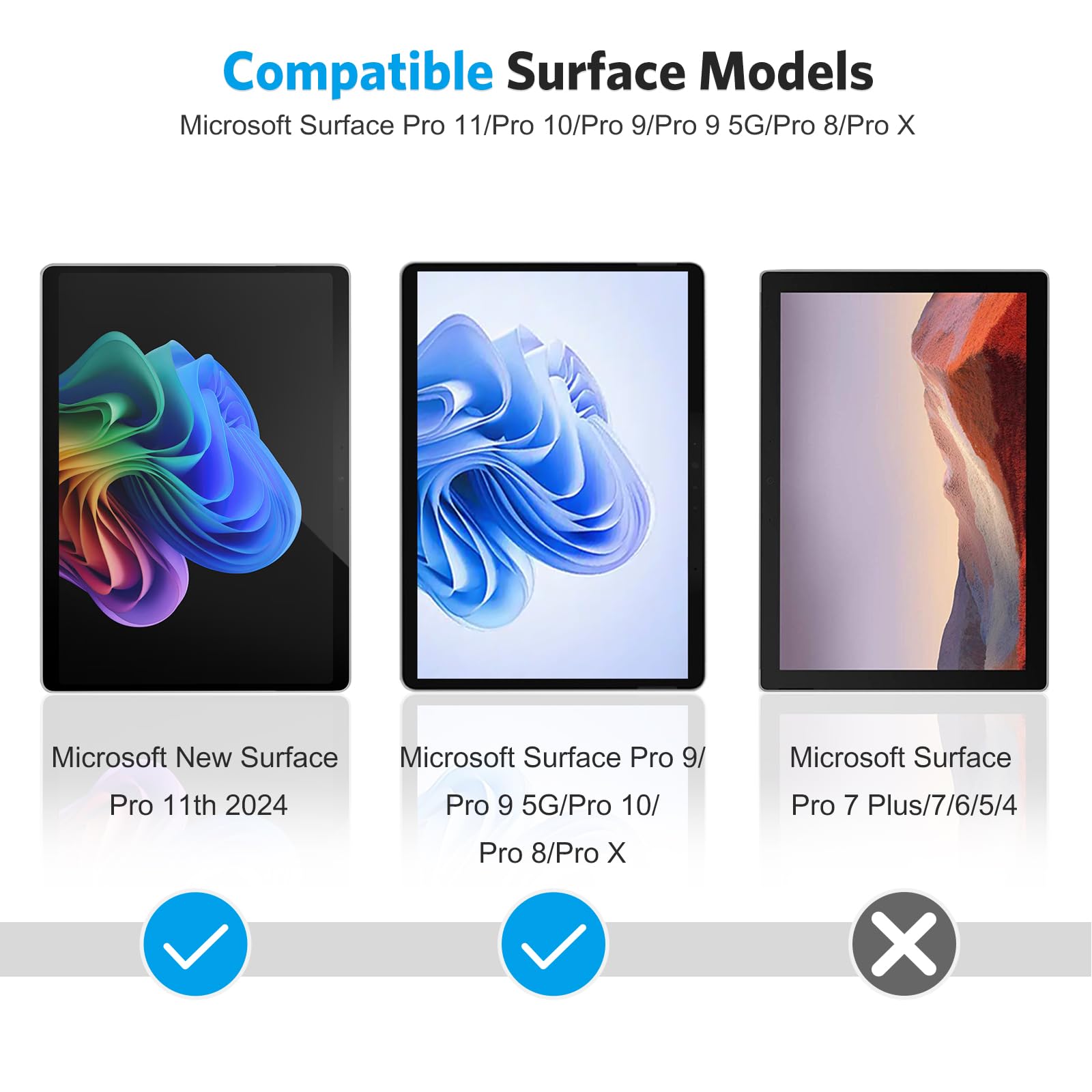 Foto 3 | Protector De Pantalla Omoton Para Microsoft Surface Pro 11/10/9 - Venta Internacional.