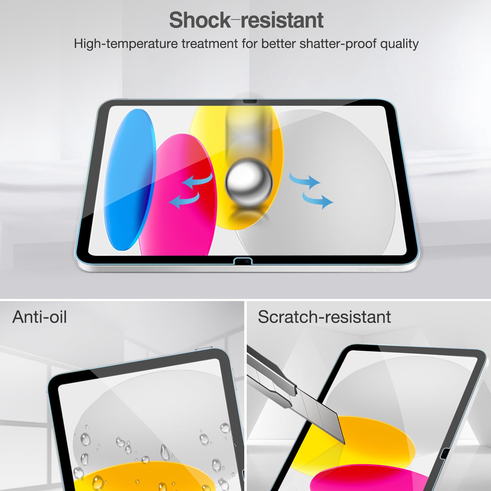 Foto 5 | Protector De Pantalla Procase Para Ipad A16 2025 De 11.ª Y 10.ª Generación - Venta Internacional.