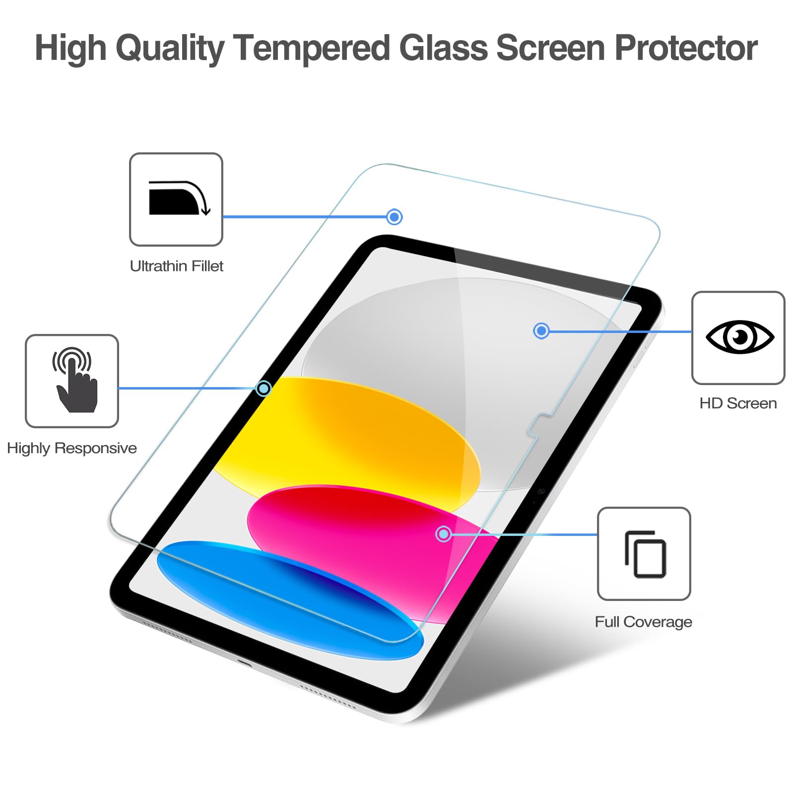 Foto 7 | Protector De Pantalla Procase Para Ipad A16 2025 De 11.ª Y 10.ª Generación - Venta Internacional.