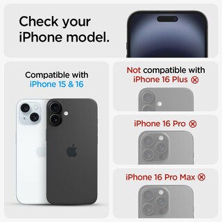 Foto 2 | Protector De Pantalla Spigen Glastr Ez Fit Para Iphone 16/15 (paquete De 2) - Venta Internacional.