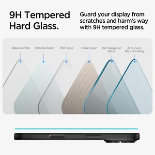 Foto 4 | Protector De Pantalla Spigen Glastr Ez Fit Para Iphone 16/15 (paquete De 2) - Venta Internacional.