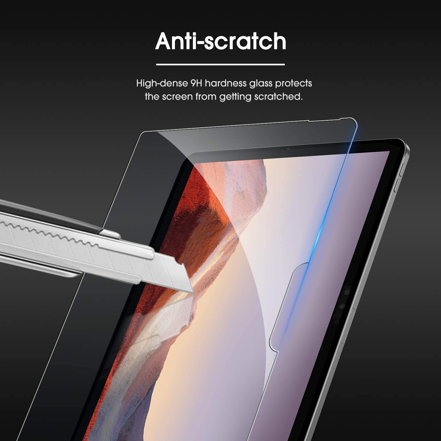 Foto 7 | Protector De Pantalla De Vidrio Templado Omoton Para Surface Pro 7+ - Venta Internacional.