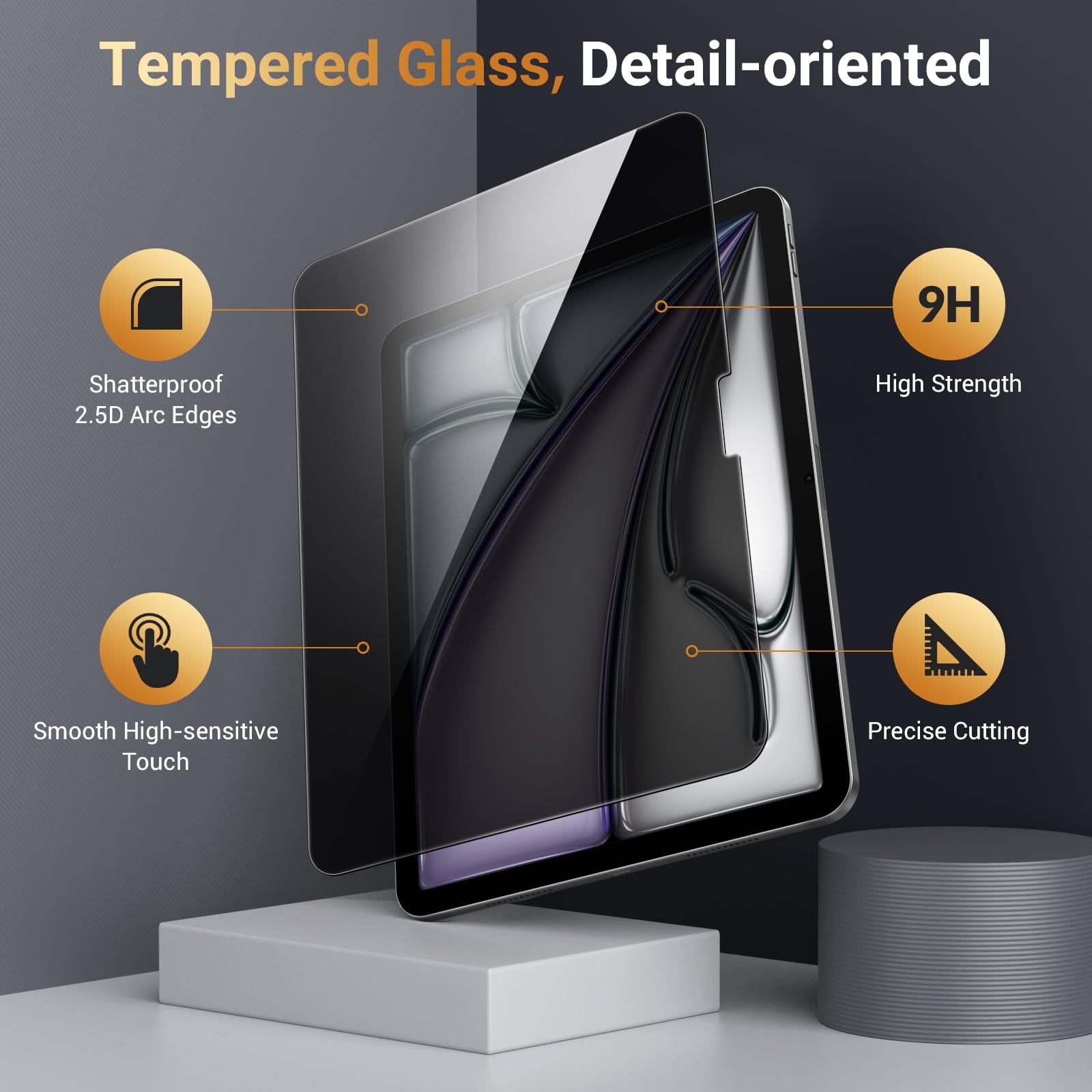 Foto 6 pulgar | Protector De Pantalla De Privacidad Moko Para Ipad Air 11 2025/2024 - Venta Internacional.