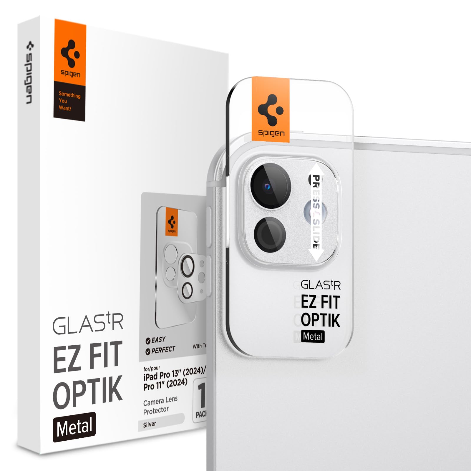 Protector De Pantalla Para Lente De Cámara Spigen Glastr Ez Fit Ipad Pro - Venta Internacional.